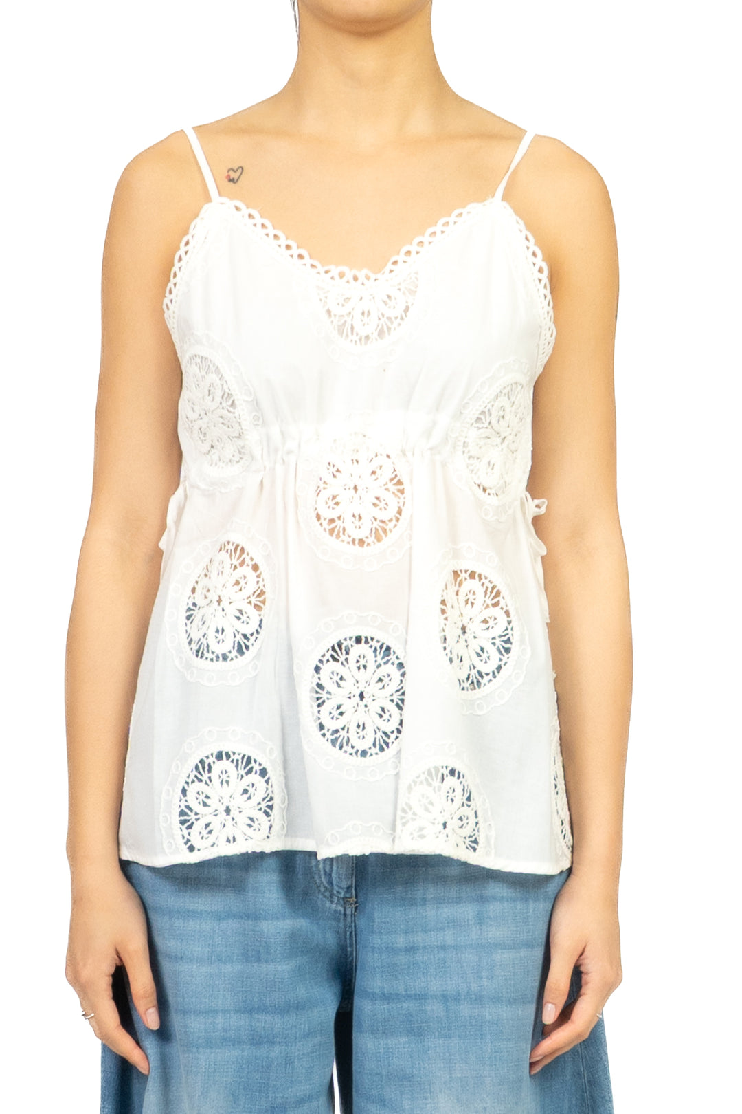 Vicolo - Top inserti crochet Art. TAB2377