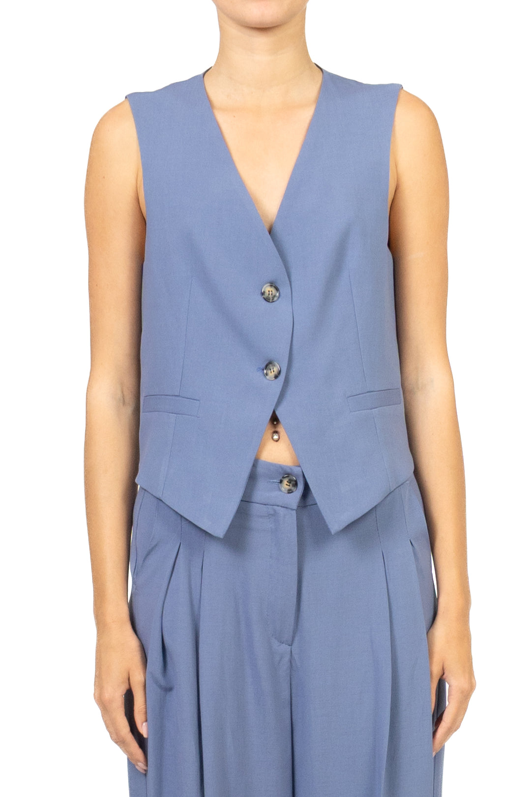 Vicolo - Gilet misto lino Art. TAB1625