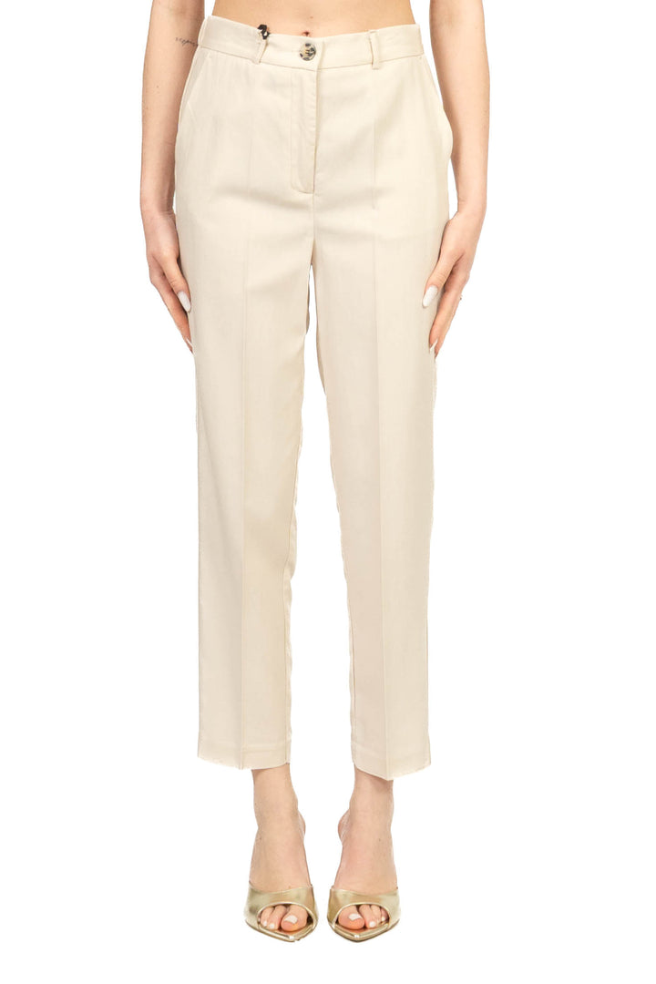 Vicolo - Pantalone sigaretta misto lino Art. TAB2476