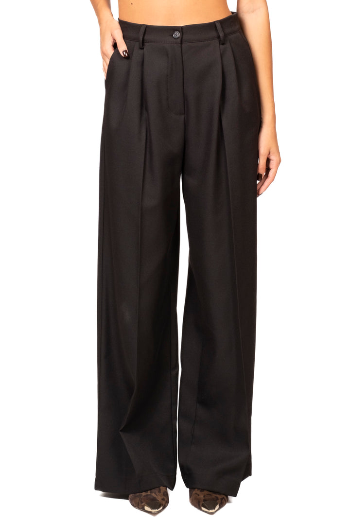 Vicolo - Pantalone palazzo con pinces Art. TAC1605