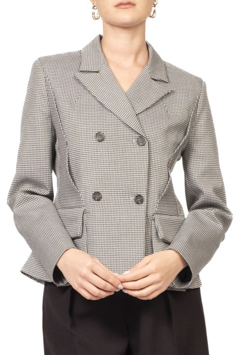 Dixie - Giacca pied de poule doppio petto Art. JDQI2PN