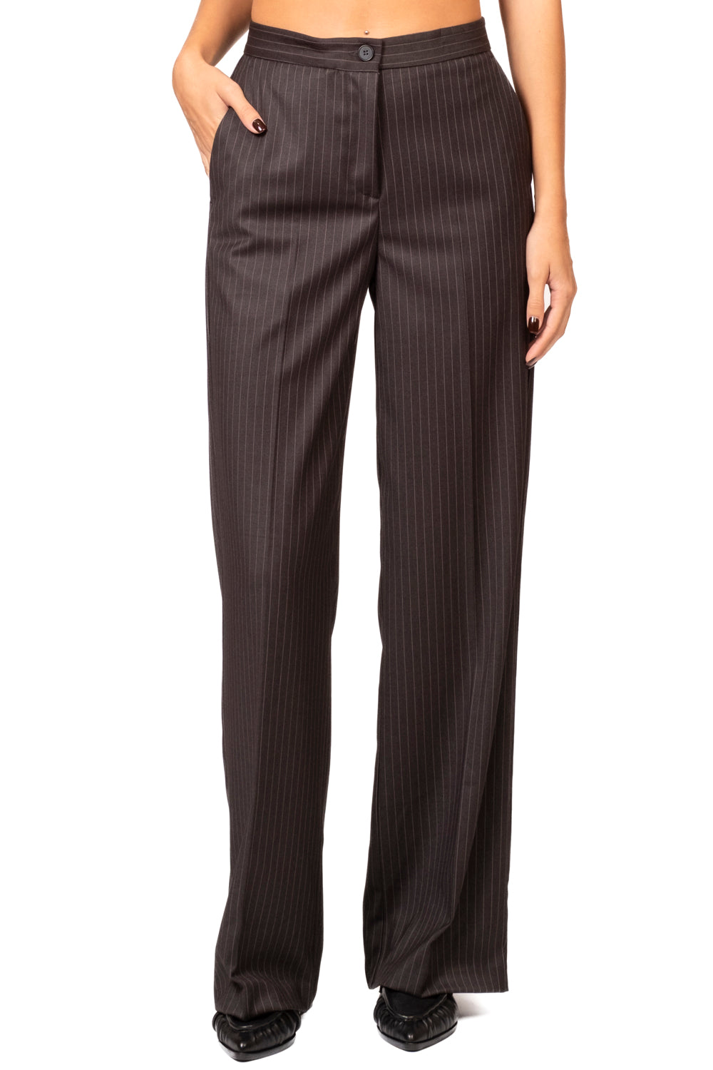 Vicolo - Pantalone palazzo gessato Art. TAC1707