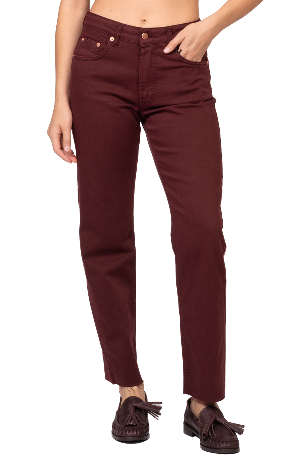 Tensione In - Jeans crop taglio vivo Art. CJ12777