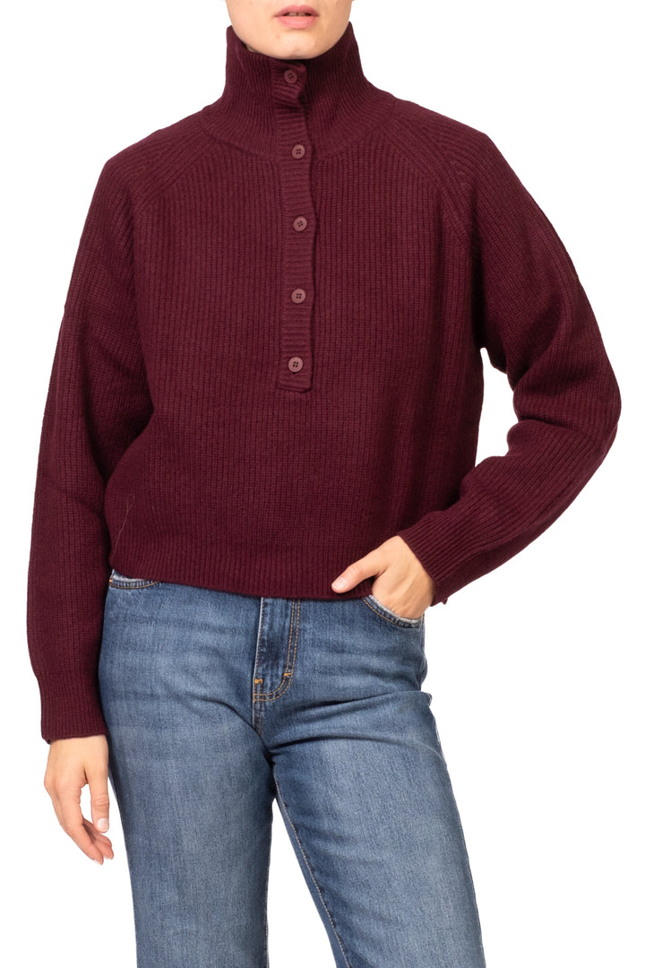 Tensione In - Maglia collo alto con bottoni Art. WL7026AI26