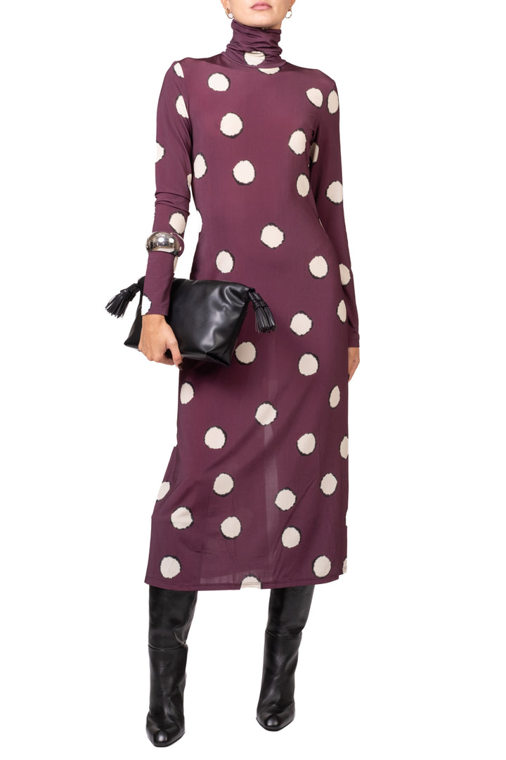 Tensione In - Abito lungo pois Art. 40882
