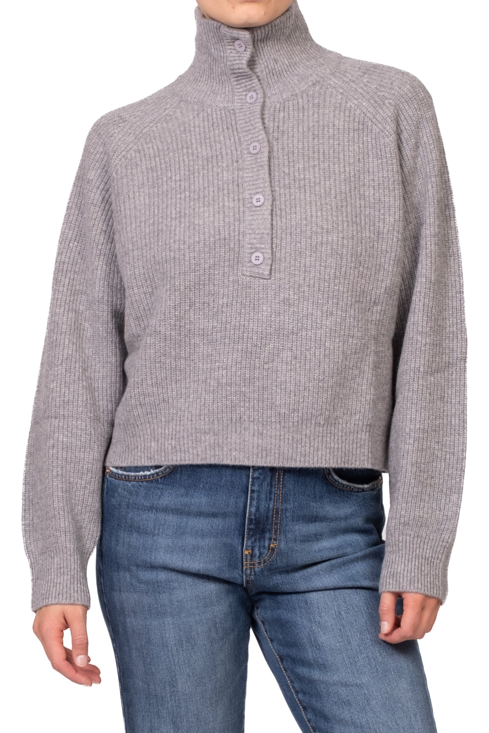 Tensione In - Maglia collo alto con bottoni Art. WL7026AI26