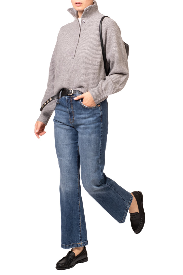 Tensione In - Maglia collo alto con bottoni Art. WL7026AI26