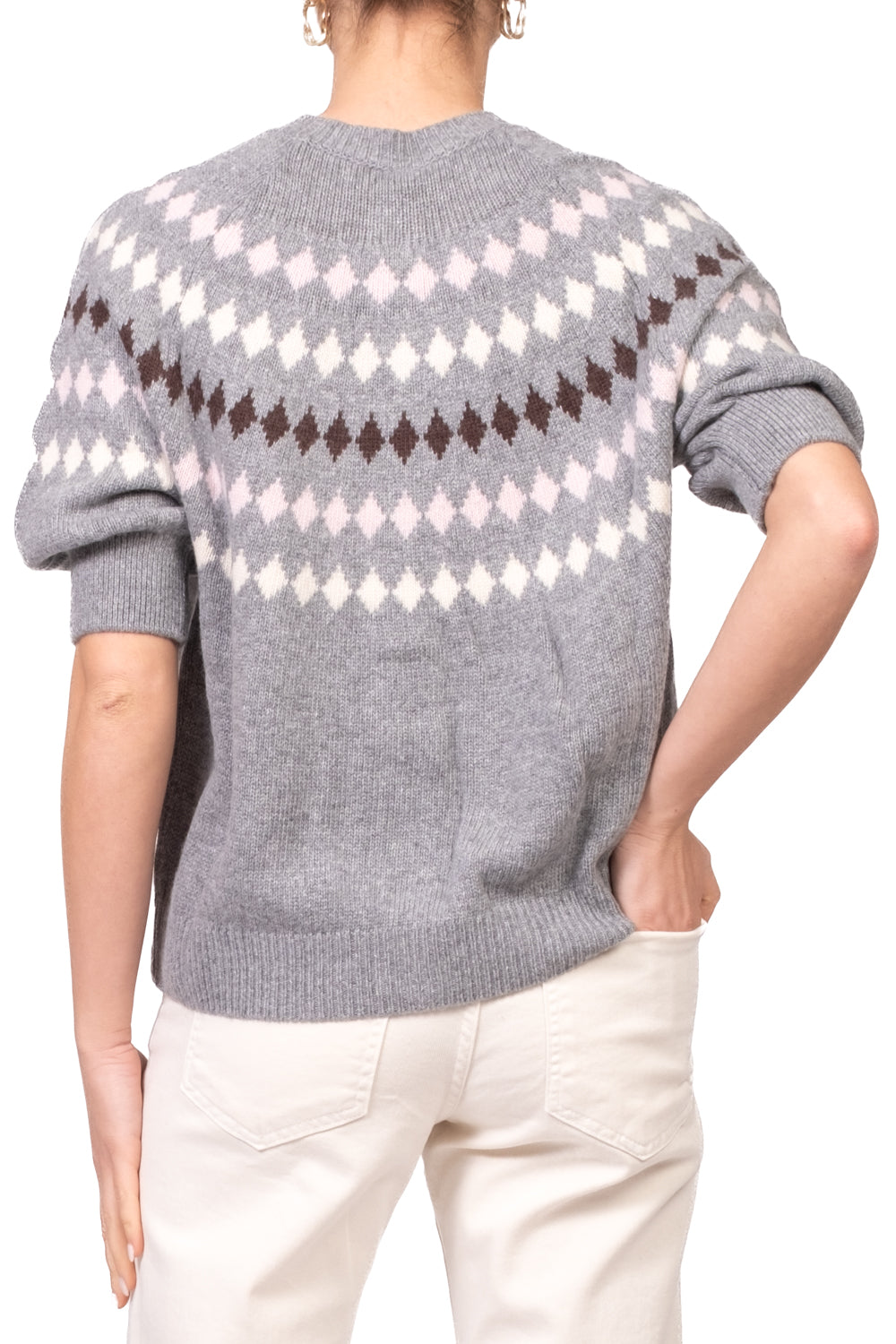 Tensione In - Cardigan mezza manica con rombi Art. D82445AI26