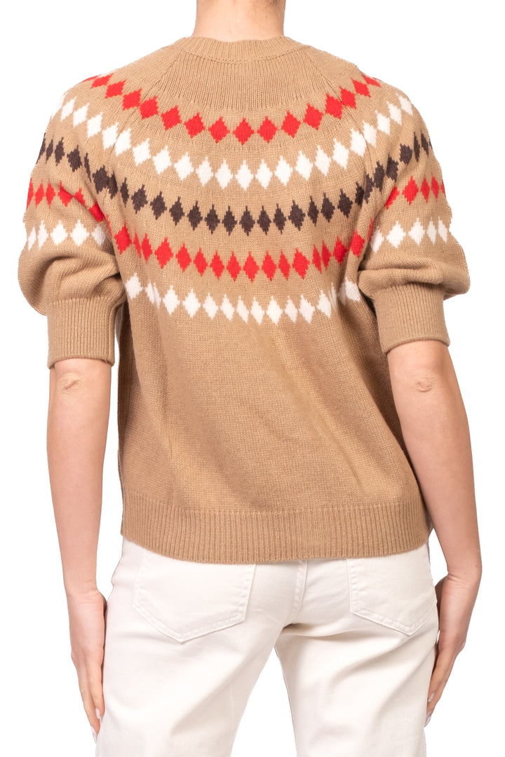 Tensione In - Cardigan mezza manica con rombi Art. D82445AI26