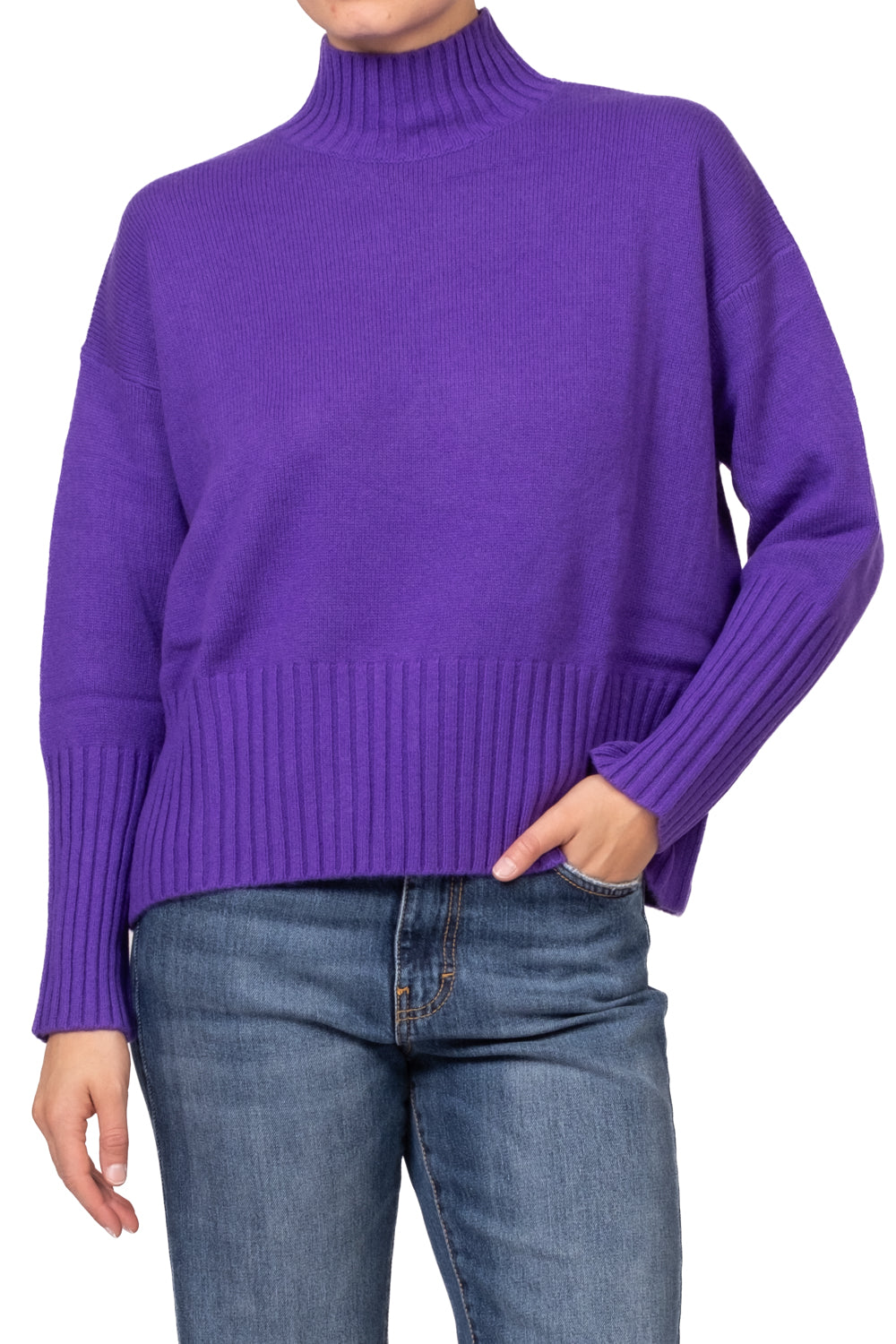 Tensione In - Maglia in lana mezzo collo Art. WL7013AI26
