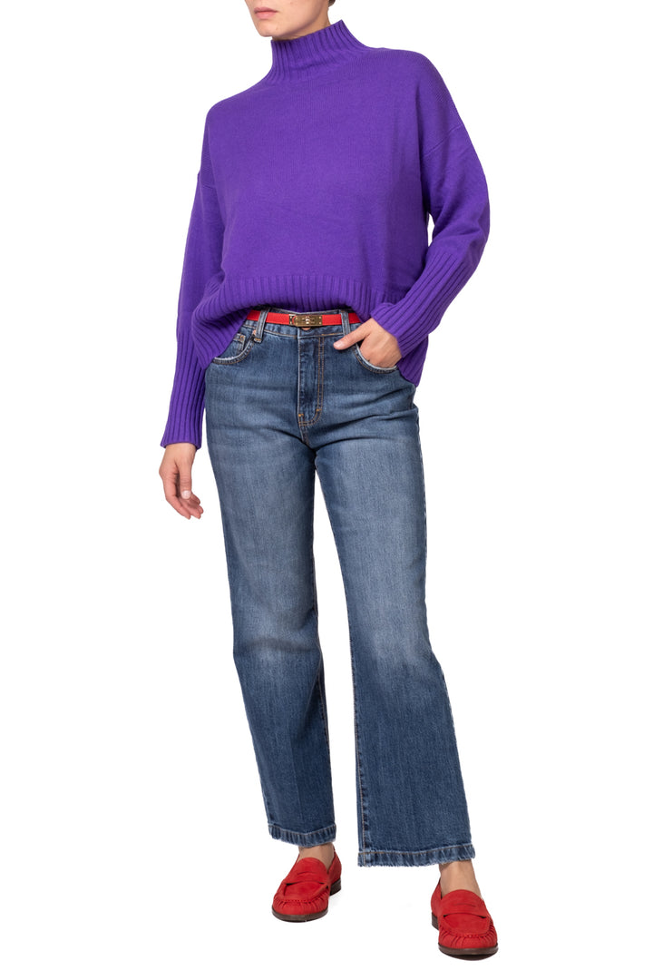 Tensione In - Maglia in lana mezzo collo Art. WL7013AI26