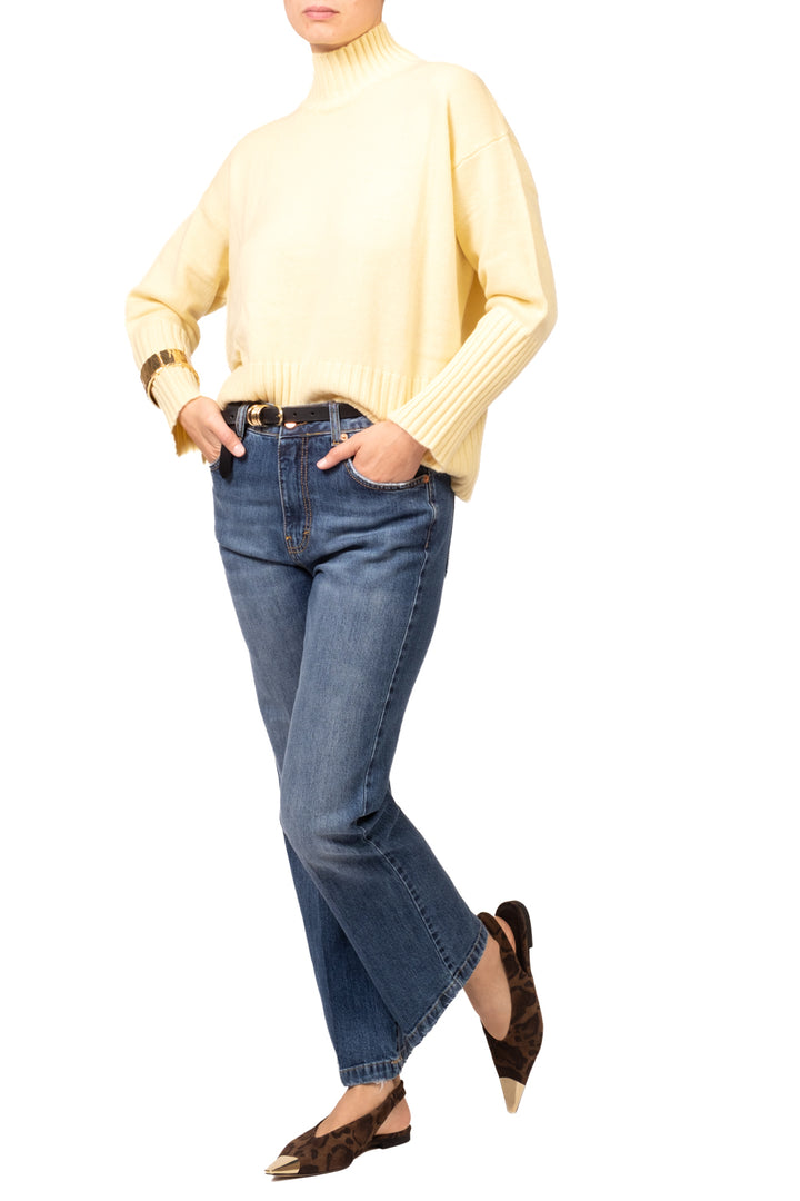 Tensione In - Maglia in lana mezzo collo Art. WL7013AI26