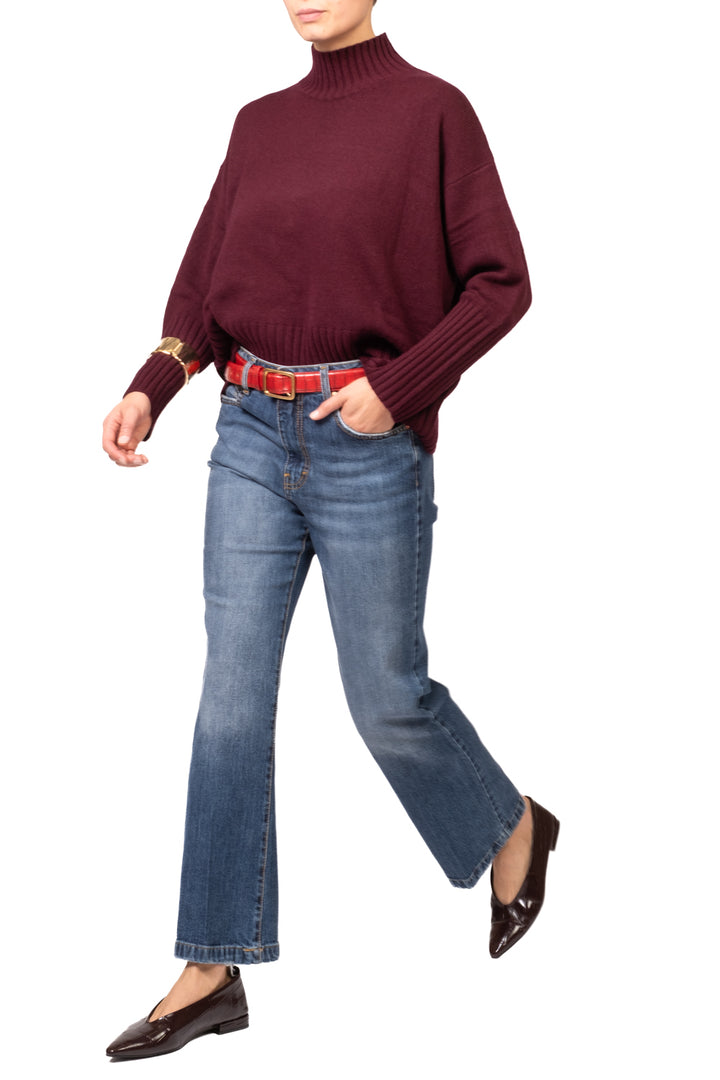 Tensione In - Maglia in lana mezzo collo Art. WL7013AI26