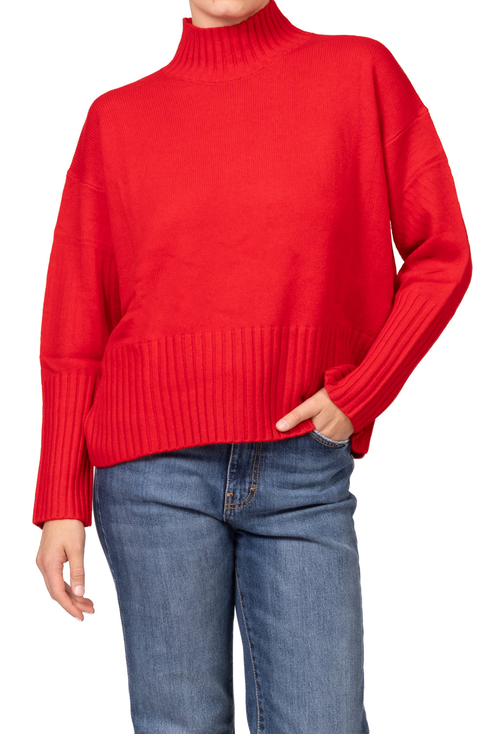 Tensione In - Maglia in lana mezzo collo Art. WL7013AI26