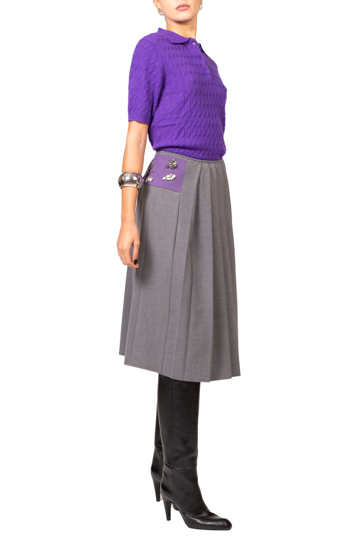 Tensione In - Maglia polo mezza manica trecce Art. WL1792AI26