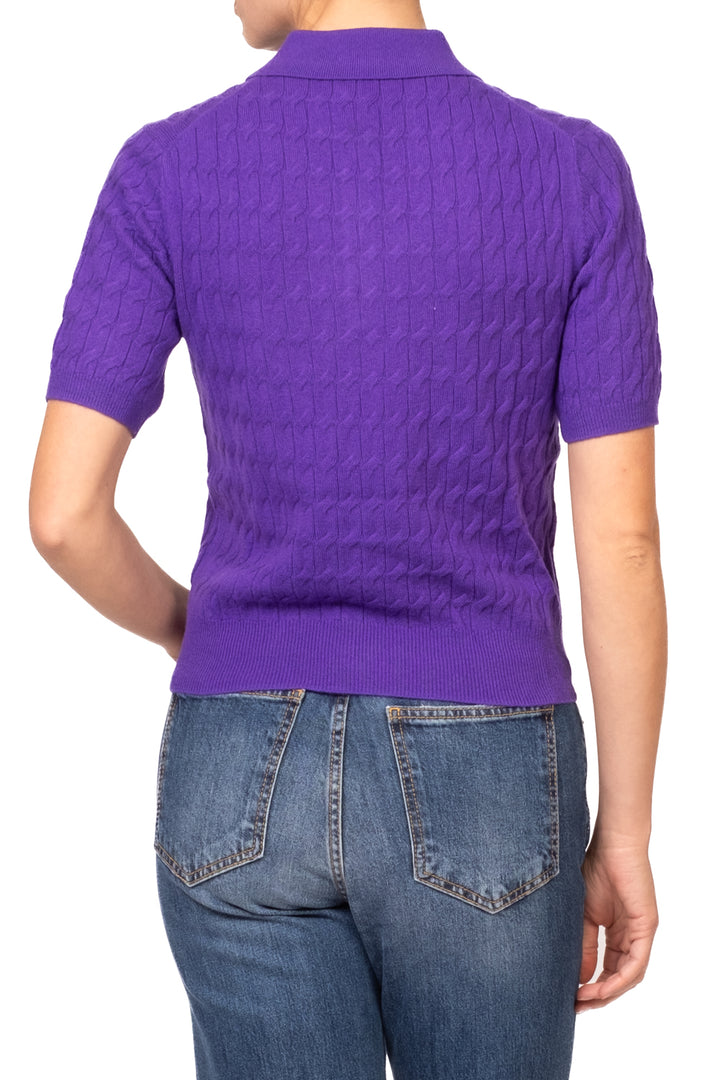 Tensione In - Maglia polo mezza manica trecce Art. WL1792AI26