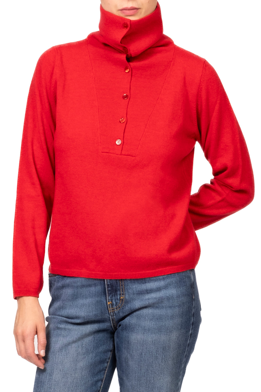 Vicolo - Maglia collo alto con bottoni Art. 2AC2171
