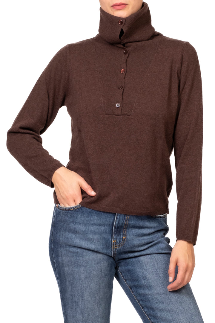 Vicolo - Maglia collo alto con bottoni Art. 2AC2171