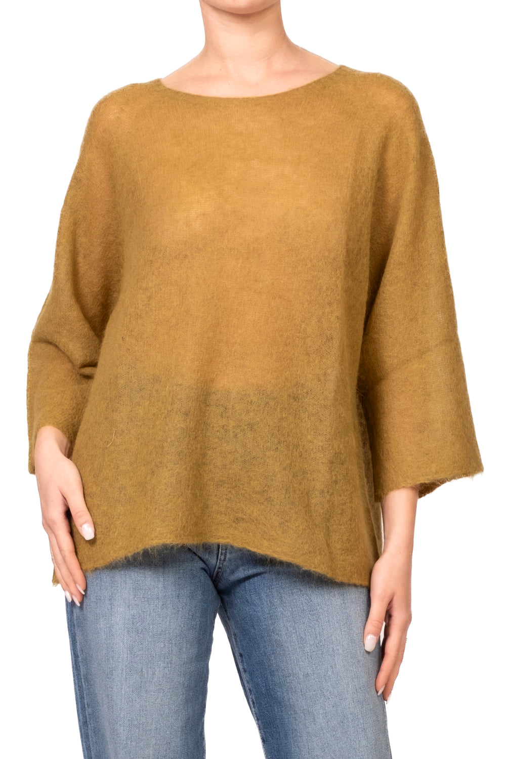Kontatto - Maglia manica 3/4 misto alpaca Art. 3M1770C