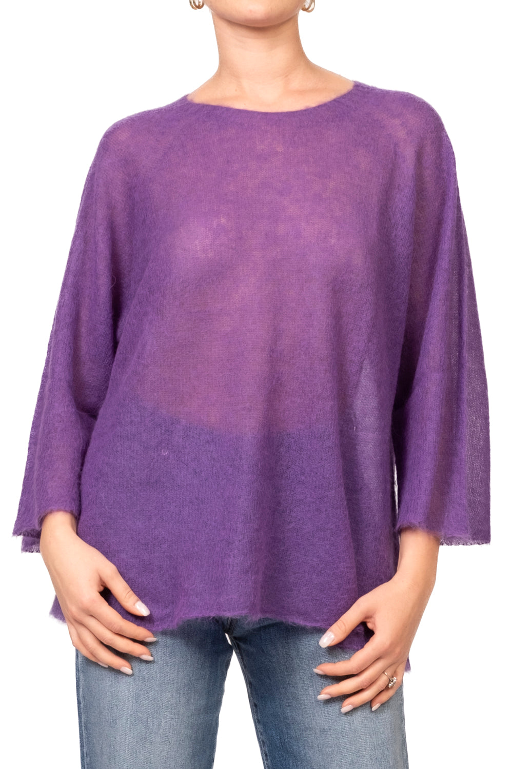 Kontatto - Maglia manica 3/4 misto alpaca Art. 3M1770C
