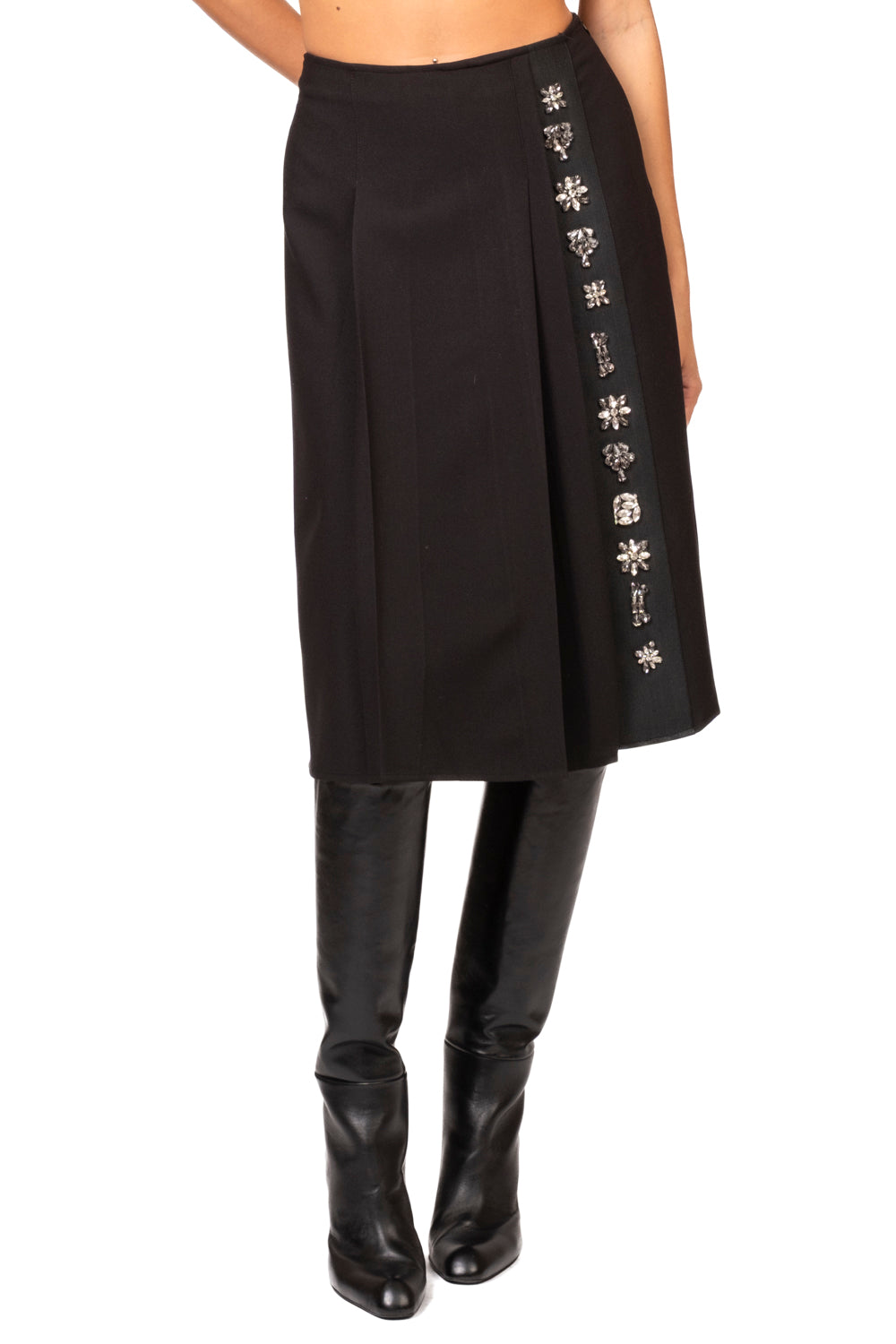 Tensione In - Gonna midi con applicazioni Art. N50505AT