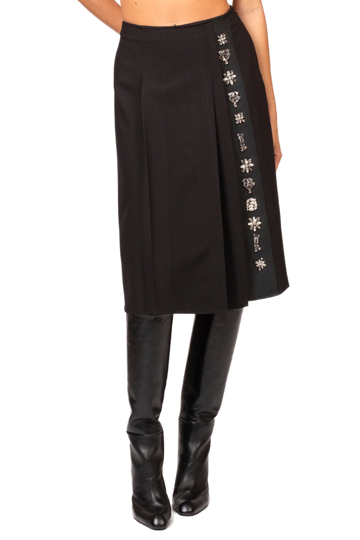 Tensione In - Gonna midi con applicazioni Art. N50505AT
