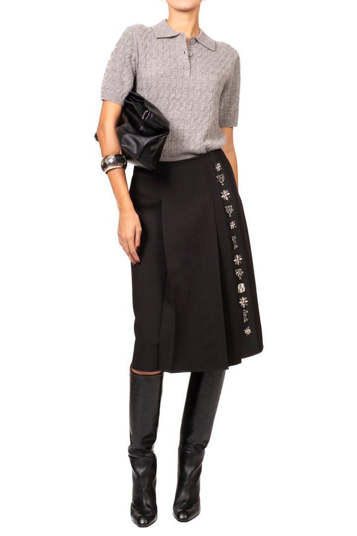 Tensione In - Maglia polo mezza manica trecce Art. WL1792AI26