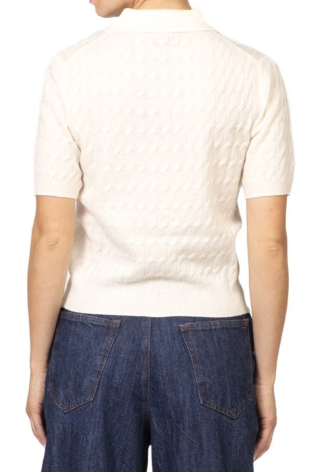 Tensione In - Maglia polo mezza manica trecce Art. WL1792AI26