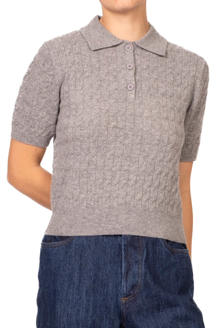 Tensione In - Maglia polo mezza manica trecce Art. WL1792AI26