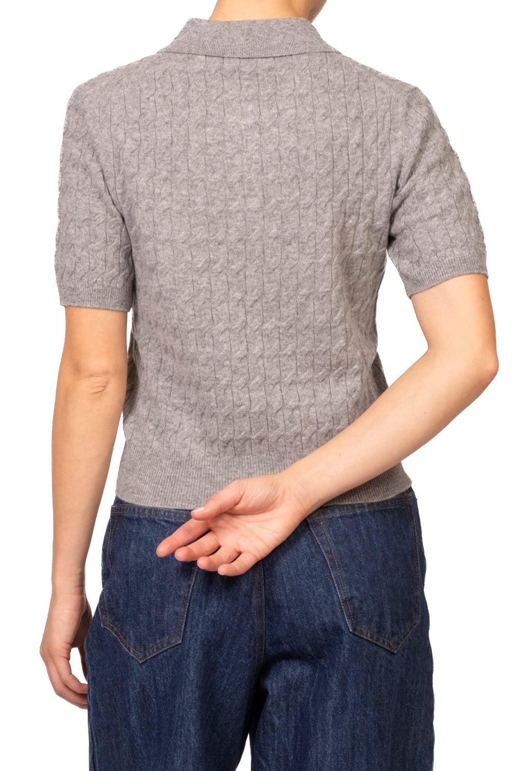 Tensione In - Maglia polo mezza manica trecce Art. WL1792AI26