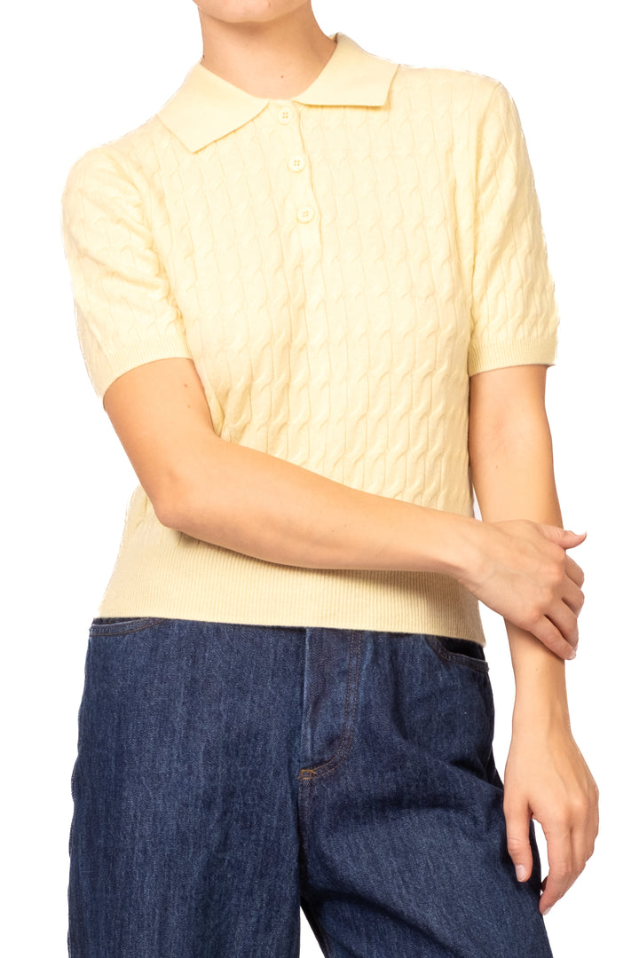 Tensione In - Maglia polo mezza manica trecce Art. WL1792AI26