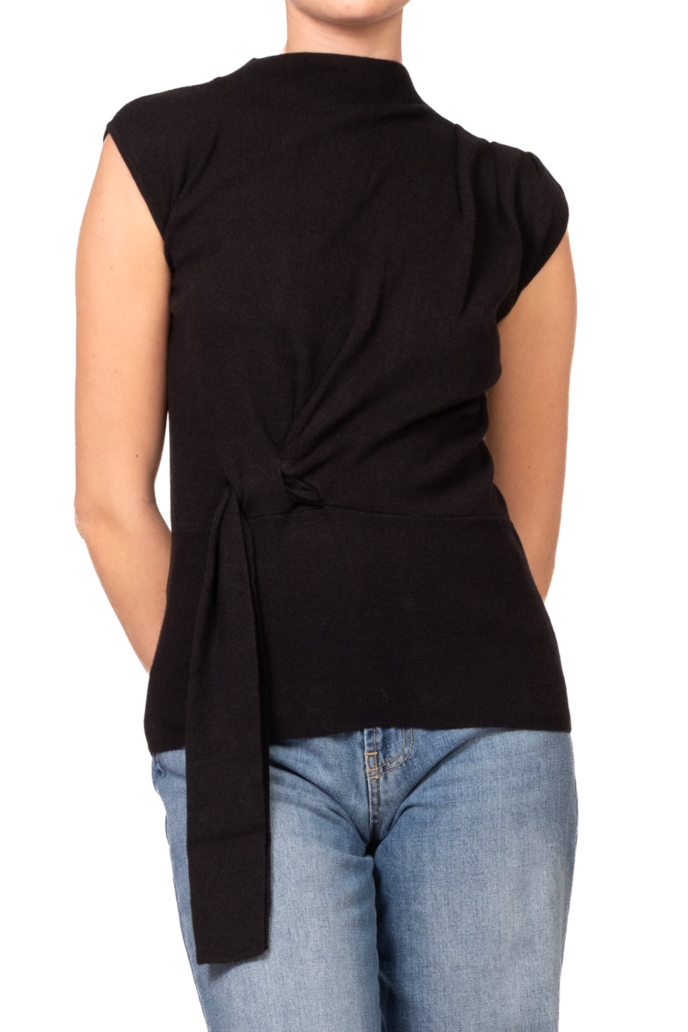 Have One - Top smanicato con nodo Art. MNC-R186