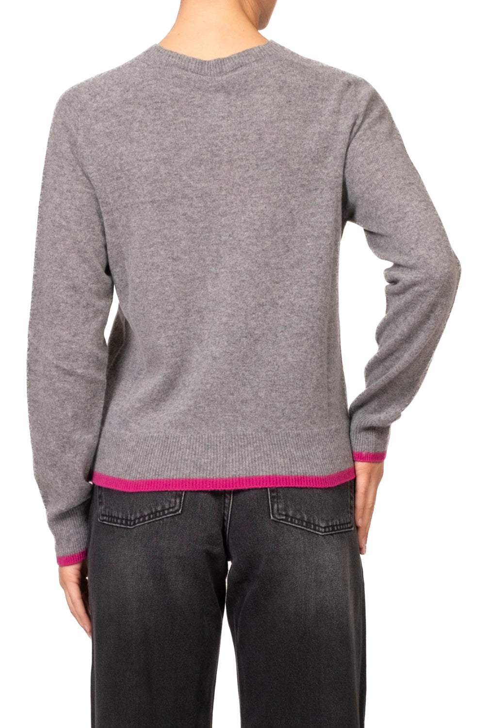Tensione In - Cardigan in lana profili contrasto  Art. D83031AI26