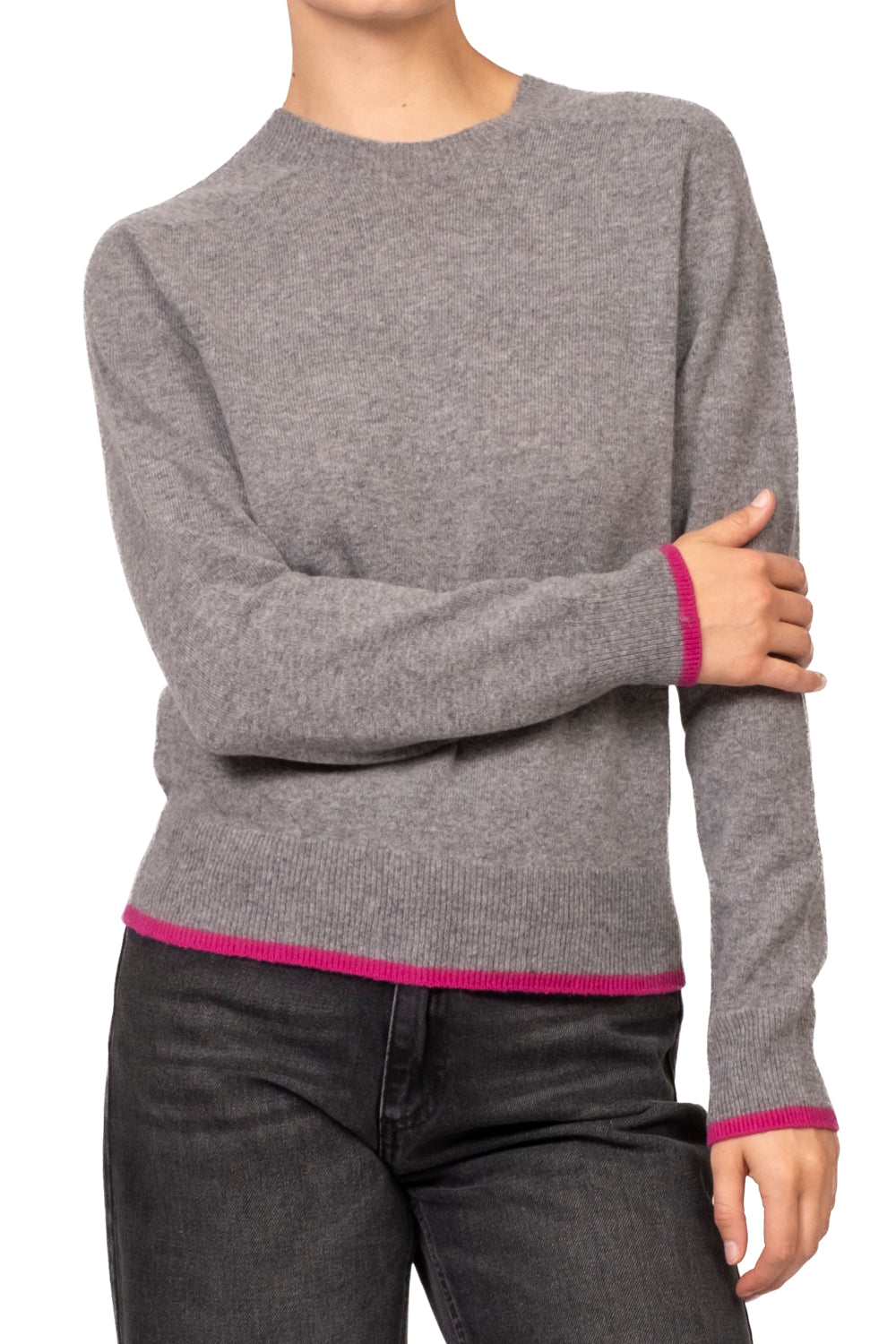 Tensione In - Maglia in lana profili contrasto Art. D83032AI26