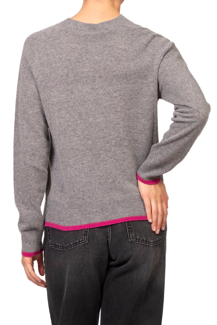 Tensione In - Maglia in lana profili contrasto Art. D83032AI26