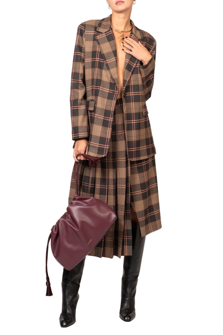 Tensione In - Giacca check un bottone Art. 27B6712