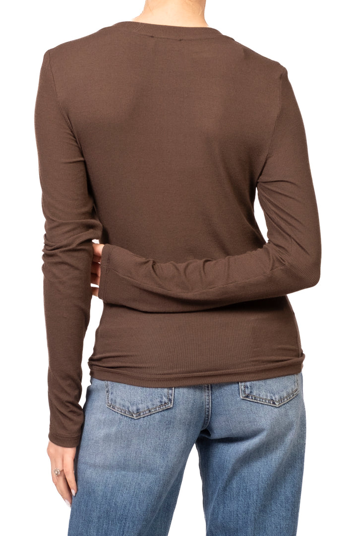 Dixie - T-Shirt serafino a costine Art. T262B106