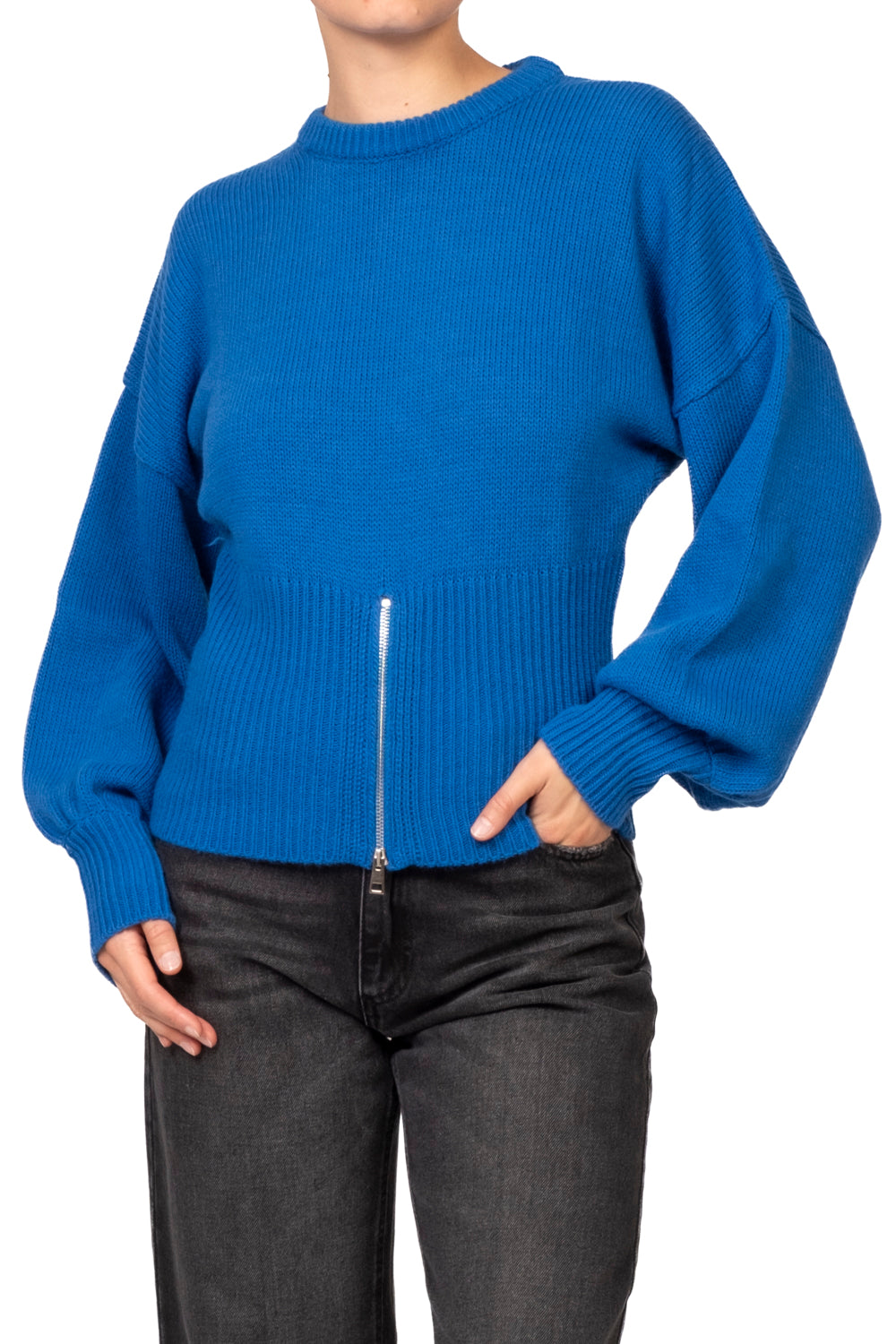 Vicolo - Maglia sfiancata zip Art. 5AC5027