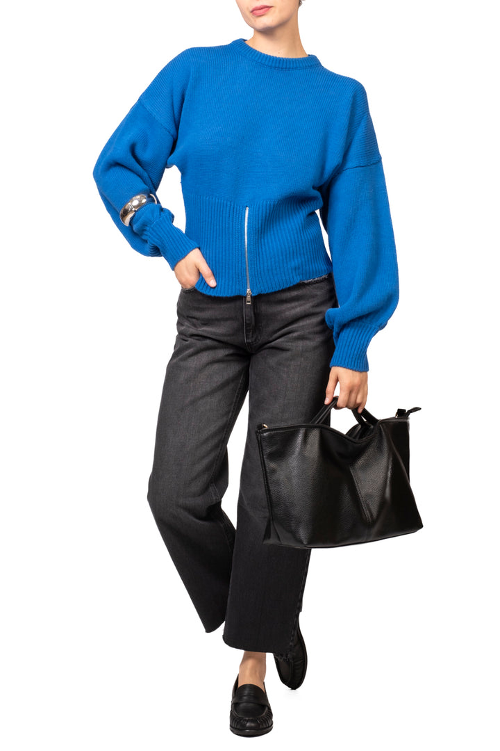 Vicolo - Maglia sfiancata zip Art. 5AC5027