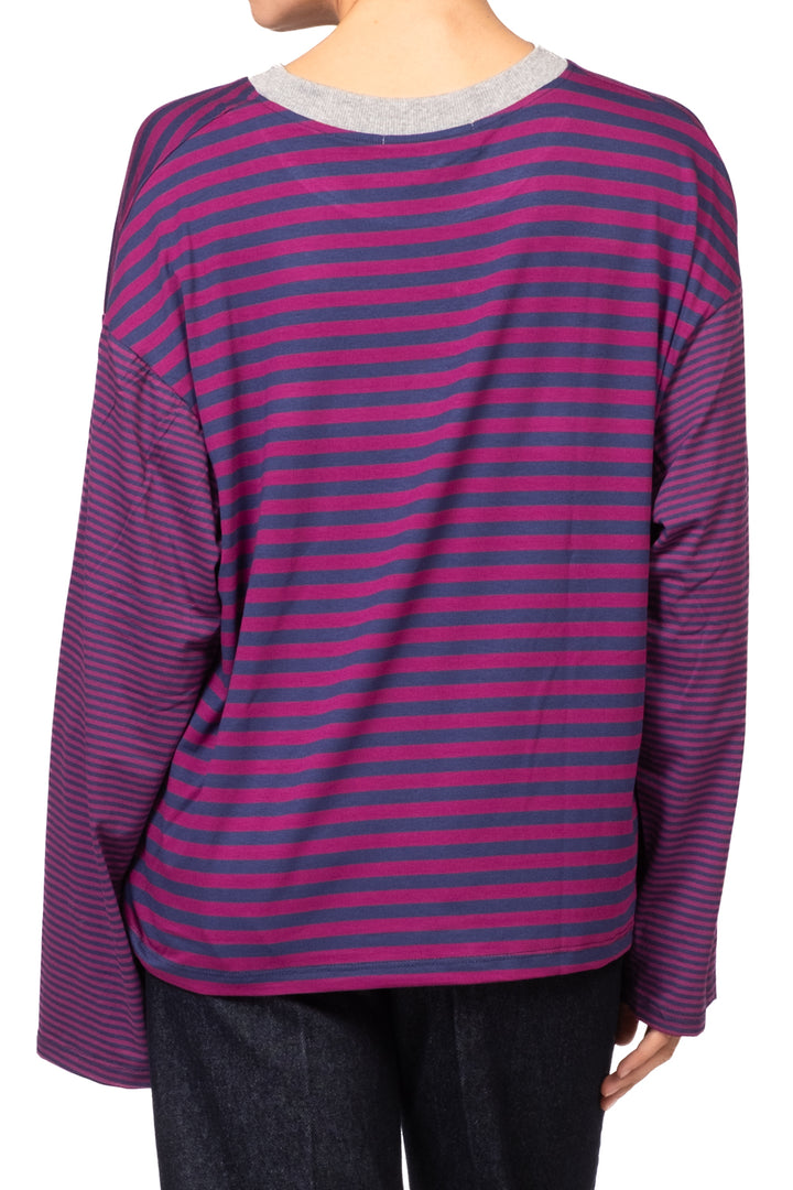 Have One - T-Shirt rigata manica a campana Art. TXT-R025