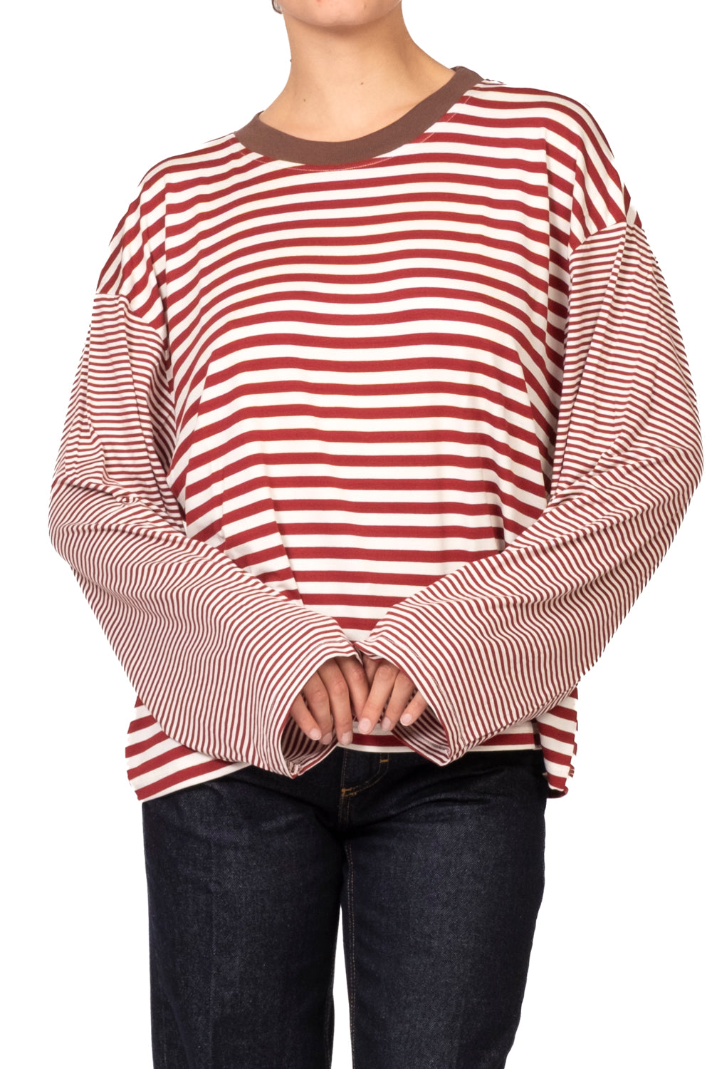 Have One - T-Shirt rigata manica a campana Art. TXT-R025