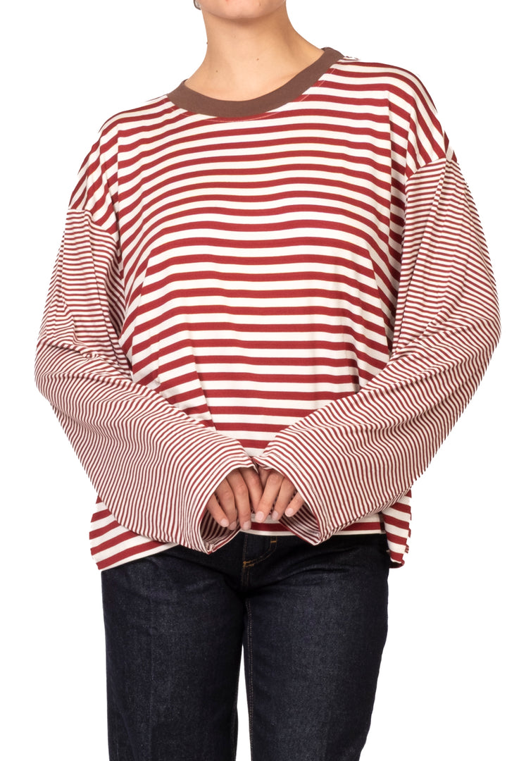 Have One - T-Shirt rigata manica a campana Art. TXT-R025