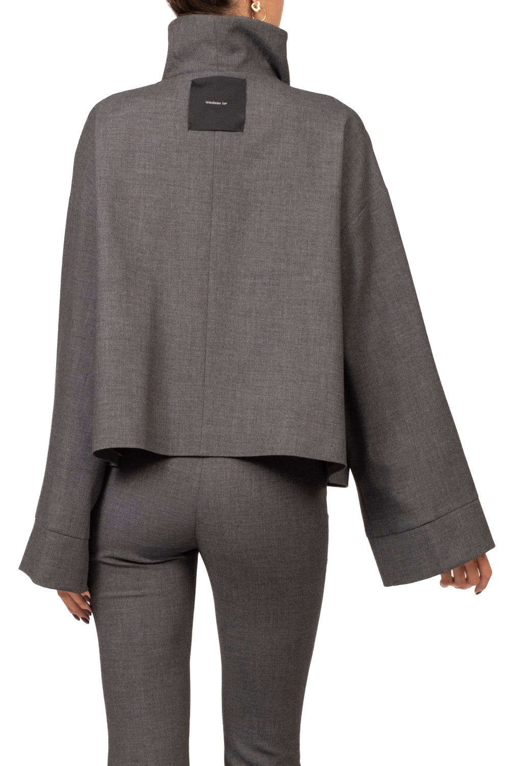 Tensione In - Giacca collo alto manica ampia Art. 27B6607