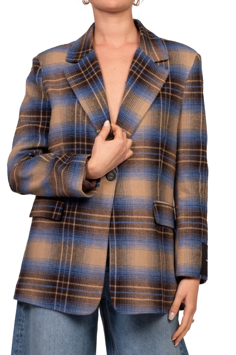 Tensione In - Giacca check un bottone Art. 27B6700
