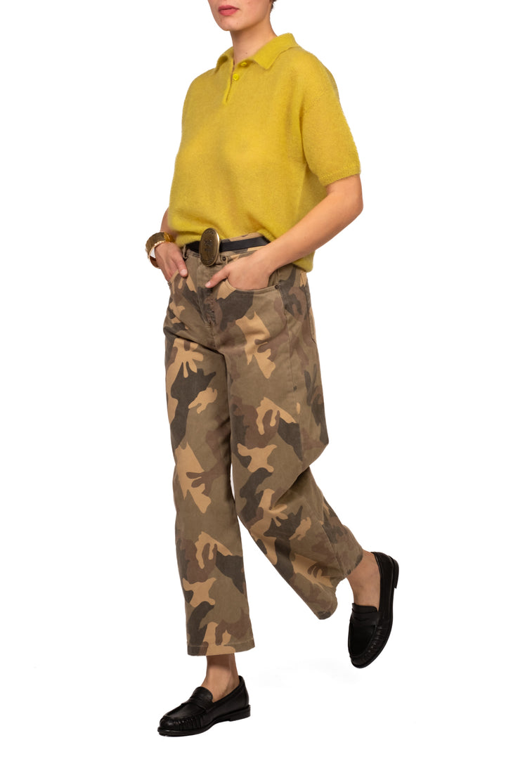 Tensione In - Pantalone barrel AMICO camouflage Art. W26P769