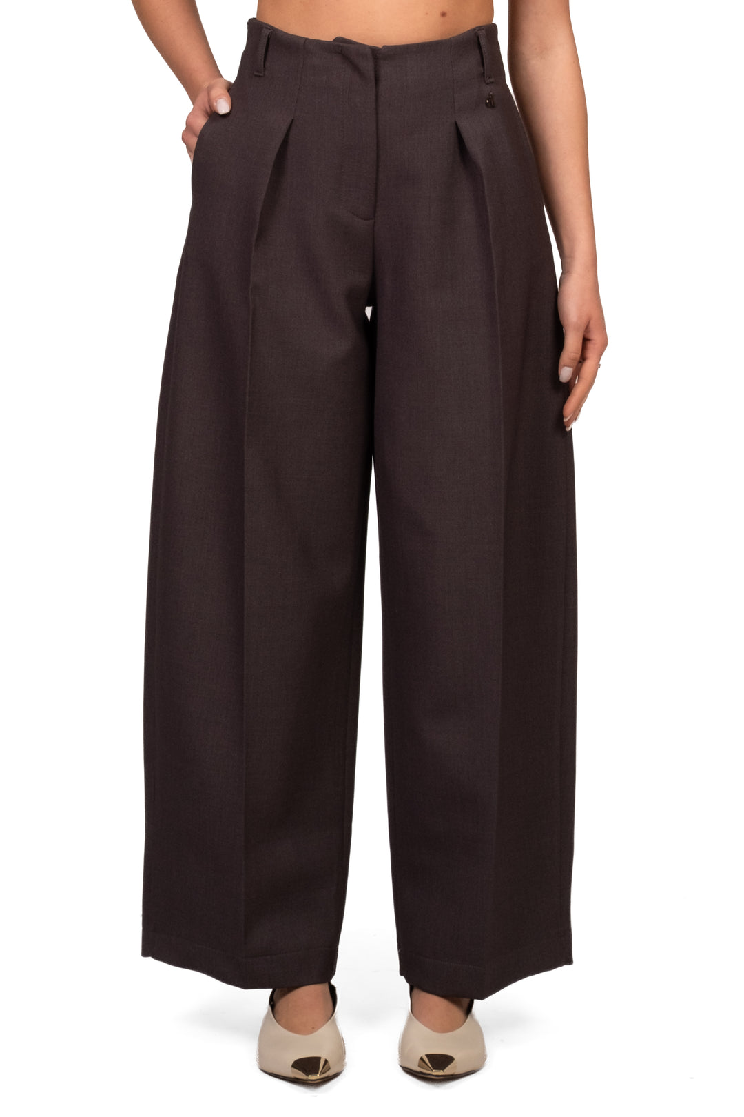 Dixie - Pantalone balloon con pinces  Art. PEB8YIC