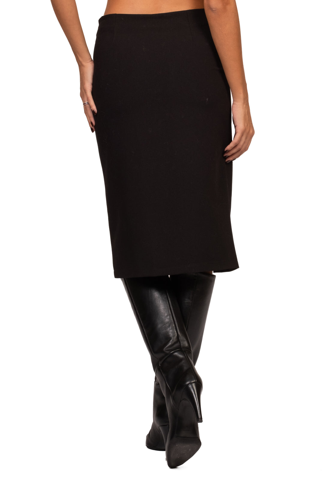 Tensione In - Gonna midi con applicazioni Art. N10258AT