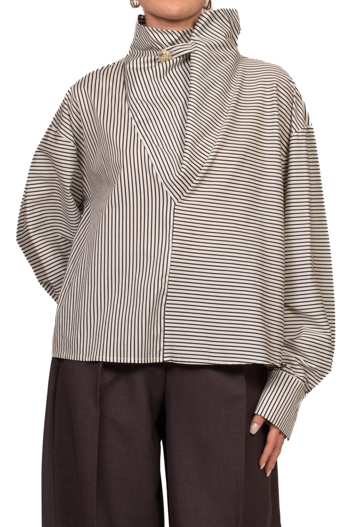 Have One - Blusa rigata mezzo collo Art. CVS-R120