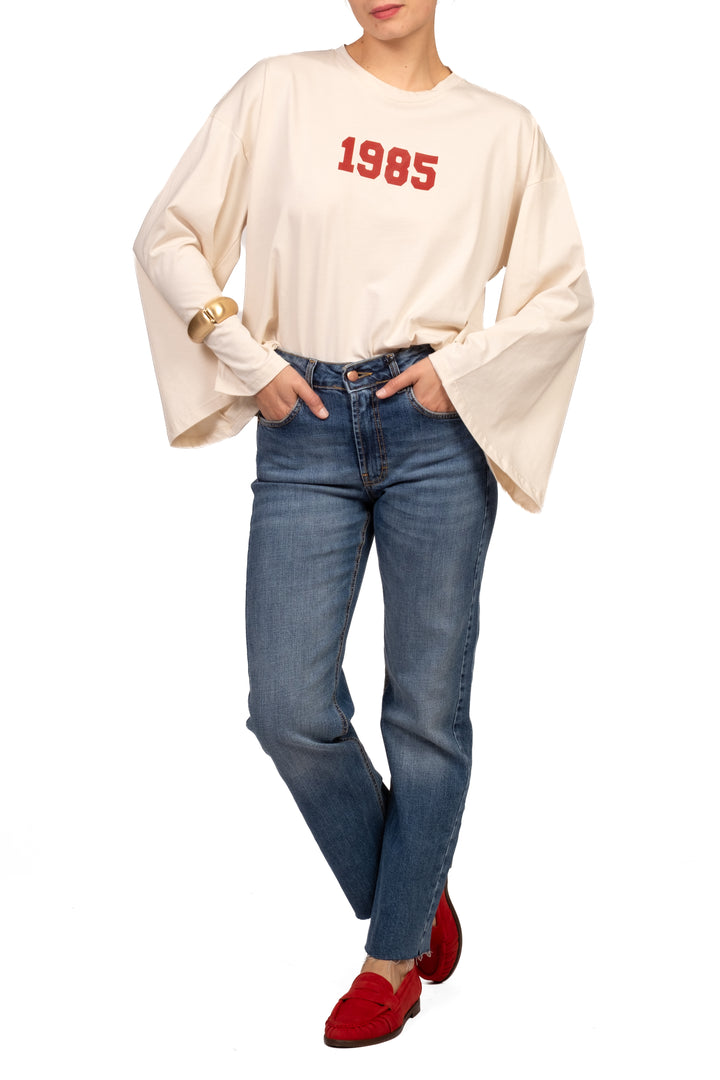 Vicolo - T-Shirt manica campana con stampa Art. RAC0410/RAC0409