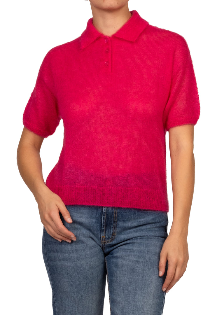 Vicolo - Maglia polo misto mohair Art. 7AC7181